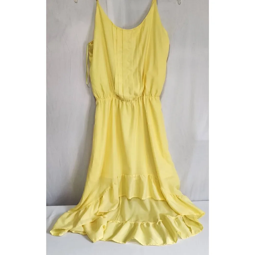 Gianni Bini Ruffled High Low Dress Size M NWT A10
